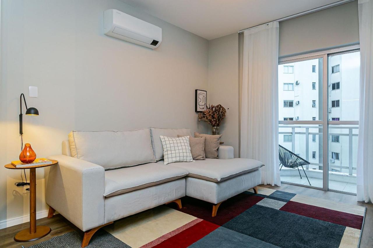 Vista Parcial Do Mar | 150M Do Shopping #Ca40 Apartment Florianopolis Exterior photo